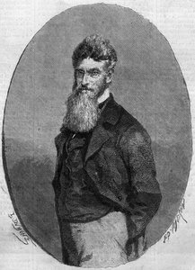 Portrét Johna Browna (1800-1859), amerického aktivisty proti otroctví. Rytina v „“ Le Monde Illustré““ č. 140 ze 17. prosince 1859. od French School