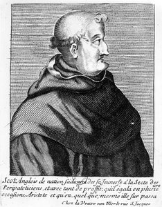 Portrét Johna Dunse Scota (asi 1265-1308) od French School