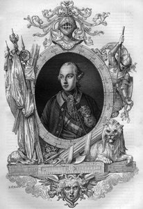 Portrét Josefa II. (1741-1790), rakouského císaře Rytina v „Histoire des Papes-King-Queen-and-Empereurs a travers les century“ od Maurice Lachatre od French School