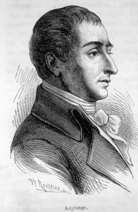 Portrét Josepha Louise, hraběte z Lagrange (1736-1813), francouzského matematika - v „“L