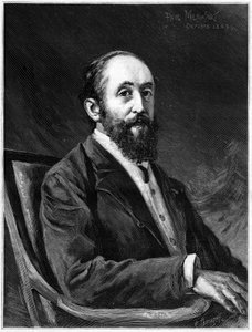 Portrét Julese Claretie (1840-1913), francouzského romanopisce a člena francouzské akademie v letech 1888 až 1913, In „The Illustrous World“ od French School