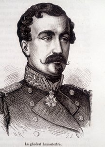 Portrét Lamoricière, francouzský generál a politik (1806 - 1865) od French School