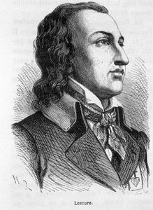 Portrét Lescura, náčelníka Vendée (1766 - 1793) - v „Dějinách Francie“ od Henriho Martina od French School