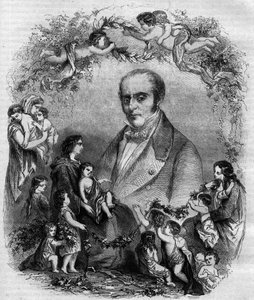 Portrét Louise Benoita Guersanta (1777-1848), francouzského lékaře. od French School