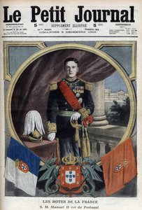 Portrét portugalského krále Manuela II. (1889-1932) během jeho návštěvy Paříže – „Le Petit Journal“ z 5. prosince od French School