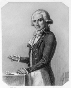 Portrét Marguerite Elie Guadetové, francouzské političky (1758-1794). V Lamartinově "L