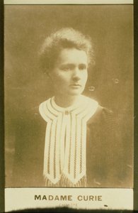 Portrét Marie Curie (1867-1934) (sépiová fotografie) od French School