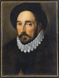 Portrét Michela de Montaigne od French School