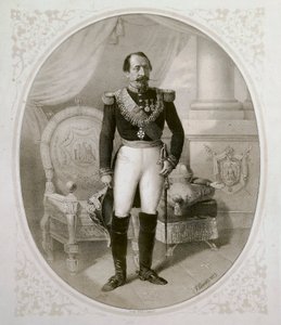 Portrét Napoleona III. (1808 - 1873) od French School