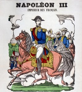 Portrét Napoleona III. Obrázek Epinal od French School