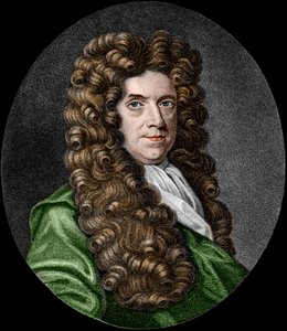 Portrét Neremiah Grew (1641-1721). anglický botanik. od French School