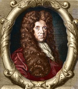 Portrét Neremiah Grew (1641-1721). anglický botanik. od French School
