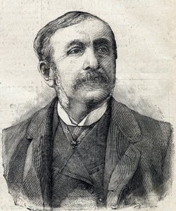 Portrét Pavla hraběte z Remusatu (1831-1897) francouzského novináře a spisovatele od French School