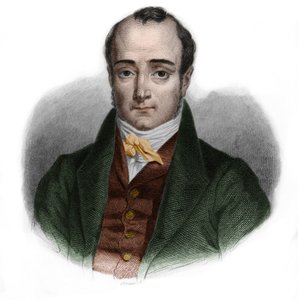 Portrét Paul Jean Pierre Sauzet (1809-1876), francouzský politik. v „“ LIBRE DES PERSONERS““ od Louise de Cormenin Timona. 1842. Soukromá sbírka. od French School