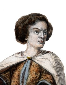 Portrét Petera Abelarda (Pierre Abailard) (Pierre Abeilard) (1079-1142), francouzského scholastického filozofa, teologa a logika. od French School