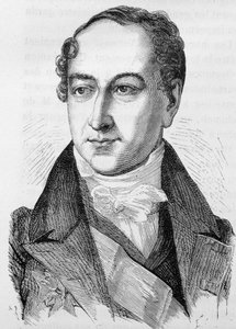 Portrét Peyronneta (nebo Peyroneta), francouzského politika (1778 - 1854) - v „“L