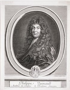 Portrét Philippa Quinaulta (1635-88) od French School