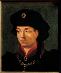 Portrét Filipa Dobrého, vévody burgundského (1396-1463) Obraz francouzské školy. Slunce 16. století. 0,2x0,15 m versailles, zámecké muzeum od French School