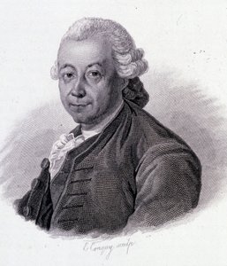 Portrét Pierra Peppera (1719-1786), francouzského cestovatele - v „“ Portréty užitečných mužů““ od French School
