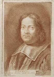 Portrét Pierra de Fermat (1601-1665) z Histoire des Mathematiciens od Alexandra Saveriena, polovina 18. století od French School