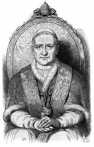 Portrét papeže Gregoire XVI (Bartolomeo Alberto Cappellari Pape pod jménem Gregorius XVI nebo Gregorio XVI od French School