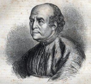 Portrét papeže Mikuláše V. (1398-1455) Rytina do „Historie papežů“ (...) Zločiny královny, krále a císařů v průběhu staletí“ od Maurice Lachatre od French School