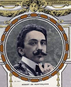 Portrét Roberta de Montesquiou (1855-1921), francouzského spisovatele. od French School