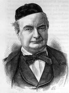 Portrét Sainte Beuve (1804 - 1869) (Sainte-Beuve) francouzský spisovatel - v „“L’Histoire de France““ od Henriho Martina od French School