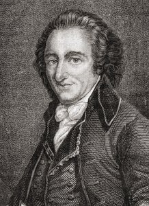 Portrét Thomase Painea (1737-1809) (rytina) od French School