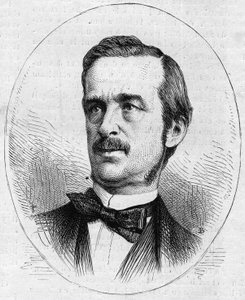 Portrét Urbana (Urbana) Ratazziho (1808-1873), italského politika. Rytina v „“ Le Monde Illustré““ č. 844 ze dne 13. června 1873. od French School