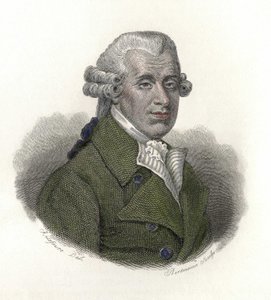Portrét Williama Hawese (1736-1808), anglického lékaře. V ""Portréty užitečných mužů"" od French School