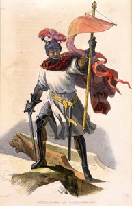 Portrét Viléma Dobyvatele - v „“ Le Plutarque francais““, ed. Mennechet od French School