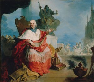 Portrét kardinála Louise Antoina de Noailles (1651-1729), arcibiskupa Paříže od French School