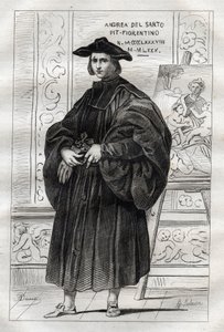Portrét italského malíře Andrea del Sarto (Andrea d