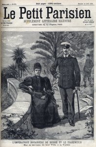 Portrét imprese Douairière z Ruska Maria Fedorovna (rozená Dagmar z Dánska od French School