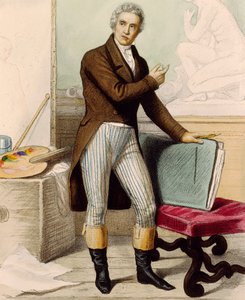 Portrét malíře Jacquese-Louise Davida od French School