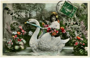 Pohlednice: Veselé Velikonoce (tištěný papír) od French School