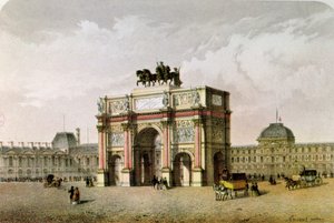 Pohlednice Arc de Triomphe du Carrousel, Paříž od French School