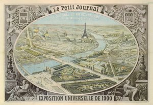 Plakát vydaný Le Petit Journal k propagaci Exposition Universelle v Paříži, 1900