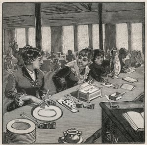 Keramika: malířská dílna na porcelán v 19. století ve Francii. Rytina z roku 1880 v „“Les arts et metiers illustres““ od Adolphe BITARDA. od French School