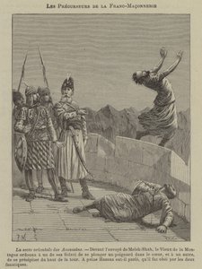 Předchůdci svobodného zednářství: Assassins (rytina) od French School