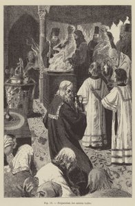 Příprava svatých olejů (rytí) od French School