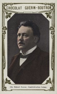 Prezident Forrer, Suisse Confederation (barevné foto) od French School