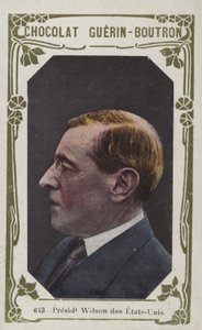 Prezident Wilson Spojených států (barevné foto) od French School