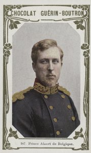 Belgický princ Albert (barevná fotografie) od French School