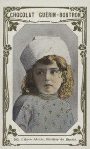 Princ Alexis, Heritier de Russie (barevná fotografie) od French School