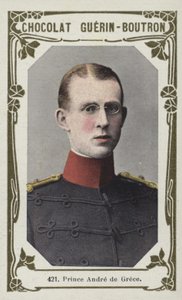 Řecký princ Andre (barevná fotografie) od French School