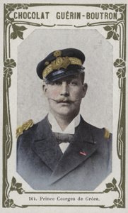 Řecký princ George (barevná fotografie) od French School