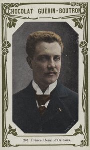 Princ Henri dOrleans (barevná fotografie) od French School