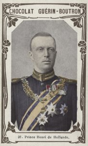 Princ Henry z Holandska (barevná fotografie) od French School